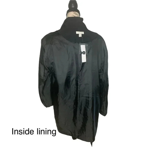 Topshop Black Belted Women's Blazer Jacket Size 8 Polyester Viscose Blend - Picture 16 of 16